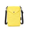 Bolsa Transversal Pequena Cor Sólida Versátil Casual Estilo Japonês Nova 2025 Nova Bolsa para Celular Mini Bolsa Pequena de Tecido Bolsa de Ombro Feminina