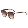 3459 gafas de sol con montura redonda recubiertas de arroz UV400 Europa y Estados Unidos comercio exterior transfronterizo Amazon Tiktok moda