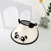 Sombrero de bebé de ala grande de dibujos animados, sombrero de copa vacío, sombrero de protección solar de verano para niños y niñas, sombrero de protección solar para niños, sombrero plegable