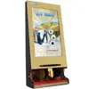 Máquina Publicitaria Automática Completa Pulidor de Zapatos Sensor Lobby de Hotel YK-D561 Pulidor de Zapatos de Cuero Cepillo Eléctrico Comercial para Pulir Zapatos