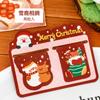 Marcadores de Livro Magnéticos Criativos de Natal para Estudantes, Clipes Magnéticos Duplos para Páginas de Livro em Formato Especial, Ímãs Pequenos de Papelaria de Natal, Pequenos Presentes Marcadores
