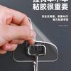 Ganchos Adhesivos Fuertes Sin Rastro para Cocina y Baño, Ganchos Transparentes Sin Perforación, Estantes Colgantes Autoadhesivos Creativos, Almacenamiento Multiusos
