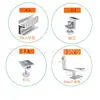 Venta Caliente Transfronteriza Accesorios de Montaje para Techo de Baldosa Esmaltada Conjunto de Soportes Fotovoltaicos Combinación de Soportes Solares para Techo de Teja Metálica