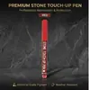 Set de Plumas de Pintura para Reparación de Lápidas, Pluma de Restauración para Grabado en Piedra Impermeable y Resistente a la Intemperie, Restauración de Trazado Dorado para Monumentos de Cementerio