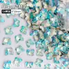Decoraciones Mariposa para Uñas 9*10mm, Pedrería con Base Puntiaguda, Cristales para Uñas Irregulares Súper Brillantes, Decoraciones de Cristal para Uñas Usables Venta al por Mayor