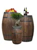 Barriles Decorativos de Roble, Barriles de Cerveza, Barriles de Vino para Exteriores de Madera Maciza, Accesorios de Exhibición para Bares y Bodegas, Accesorios para Bodas, Personalizables