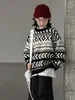 Suéter para Niños Otoño e Invierno 2026 Estilo Nuevo Ropa Interior de Invierno para Niños Tejido Superior de Invierno para Niños Grandes