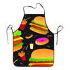 Delantal creativo transfronterizo para hamburguesas, postres, hogar, cocina, impermeable, antiincrustante, ropa de trabajo de calidad para cafeterías, venta al por mayor