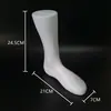 Adereços de manequim de pé, manequins de pé de plástico, manequins de pé com meia preta, manequins de pé planos masculinos e femininos, modelos de sapato, formas de sapato, modelos de pé usando sapatos