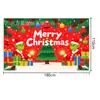Tecido de Fundo Natalino Grinch para Lançamento de Novo Produto Transfronteiriço Feliz Natal Árvore de Natal Caixa de Presente Enfeites de Feriado Decoração de Tecido Pendurado