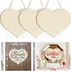 Navidad Astillas de Madera sin Terminar Manualidades Placa de Puerta Señal Decoración Corona Corazón Conejo Calabaza Acción de Gracias Otoño