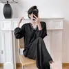 Pijamas Sexy para Mujer 2026 Primavera y Verano Nuevo Conjunto de Manga Larga de Seda de Hielo, Ropa de Casa de Lujo de Alta Gama a la Moda Venta al por Mayor