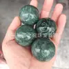 Venta al por mayor del fabricante Pelota de Fitness de Jade Natural Balonmano Jade Oculto Piedra Rey Medicinal Pelota de Fitness Balonmano Balonmano Pelota de Masaje