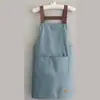 Delantal Transfronterizo con Impresión de Logo Personalizado, Impermeable, Resistente al Aceite, Resistente a las Manchas, Alta Calidad, Ropa de Trabajo Elegante para Hombre para Uso en Cocina y Hogar