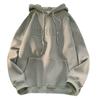 Moletom Vintage Masculino com Capuz Oversize 500g Pesado Outono e Inverno Marca de Moda hoodie Americano Preguiçoso chique