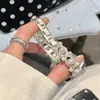 Correa de Metal para Reloj Cadena de Cobre Perla Starfall Adecuada para Apple Watch iWatch 12ª Generación 11/10