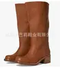 Transfronteiriça Novo Inverno Novo Exportação Novas Botas Europeias e Americanas 40-46 Tamanho Grande Retrô Botas de Cavaleiro Femininas Botas Femininas