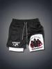Shorts de Verão para E-commerce Transfronteiriço 2025 Estampa Digital 3D Shorts Casuais Masculinos Respiráveis de Camada Dupla