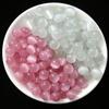 Pedras soltas de Opala Rosa, contas redondas, atacado, acessórios para joias DIY feitas à mão, material de jade