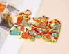 Imanes de Nevera Metálicos en Stock, Souvenirs Turísticos de Hunan, Imanes de Nevera Culturales y Creativos de las Ciudades de Changsha, Yueyang, Zhangjiajie