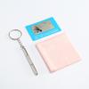 Mini chave de fenda multifuncional portátil de três usos, pano para óculos de cor mista em relevo, cartão de teste polarizado, fabricantes atacado