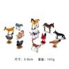Coleção Transfronteiriça de Brinquedos de Animais Realistas, Modelos de Animais Sólidos em PVC, Enfeites de Mesa, Presentes de Simulação de Zoológico