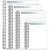 Cuaderno de espiral extra grueso B5, cuaderno engrosado para estudiantes de secundaria, cuaderno simple rayado A5, cuaderno cuadriculado elegante