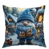 Capa de Almofada de Natal Transfronteiriça Personalizada Amazon Mais Vendida Decoração de Casa de Feriado Capa de Almofada de Sofá Capa de Almofada Estampada