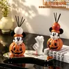 Enfeite de Aromaterapia Mickey Abóbora Sem Chama para Sala de Estar, Hall de Entrada e Mesa - Decoração Criativa e Personalizada para Casa