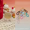 Oro puro 999, cada vez más popular, pequeño colgante de oro, serie de pata de gato flocado, cordón, regalo promocional de tienda de oro