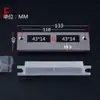 Cerradura de Pestillo Grueso de Acero Inoxidable Hecha a Medida, Accesorios para Cerradura de Puerta, Placa Guía del Cuerpo de la Cerradura, Placa de Pestillo Extendida para Puertas de Madera, Placa Tope