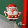 Decoração de Bolo de Natal para Celebridade da Internet 2025 Sino Papai Noel Boneco de Neve Decoração de Sobremesa de Confeitaria Plug-in