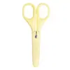 Tijeras Escolares Deli 6011 130mm para Niños Guardería Manualidades DIY Corte de Papel Seguridad Portátiles Tijeras de Cabeza Redonda