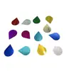 Espelho Laser Iridescente Dourado Prata Vermelho Azul Champagne Verde Preto Pequena Forma de Gota d'Água Lantejoulas de PVC