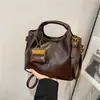 Bolsa de Mão Vintage Xiaozhong Feminina Outono e Inverno 2024 Nova Casual para o Dia a Dia Transversal Moda Simples Bolsa Saco