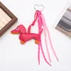 Nuevo Colgante Bolso Perro Dachshund de PU Estilo Miu Oso Erizo Llavero Decoración Accesorios de Cuero de Comercio Exterior Venta al por Mayor