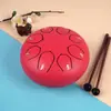 Tambor etéreo de sílaba completa 6 polegadas 8 tons Tambor Lótus tambor de língua de aço instrumento de percussão para crianças Iluminação fábrica de origem customizado