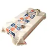 Toalha de Mesa Estilo Étnico, Impermeável, à Prova de Óleo, Não Precisa Lavar, Resistente ao Calor, Luxo Leve, Sensação de Alta Qualidade, Toalha de Mesa Retangular Boêmia