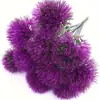 Flor de Dente-de-leão Única, Ornamento para Decoração de Sala de Estar, Casamento, Casa, Bola de Flor Artificial de Plástico, Crisântemo Atacado