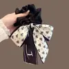 Elástico de Cabelo com Laço para Mulheres 2025 Novo Estilo Faixa de Cabelo de Fita Scrunchie Acessório de Cabelo de Alta Qualidade Corda de Cabelo