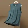 Camiseta sin Mangas para Hombre para Gimnasio Hielo Frío Secado Rápido Transpirable Alta Elasticidad Regata Masculina Academia