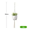 Bolsa de Red para Maceta Combinada, Bolsa de Red Tejida a Mano para Plantas de Jardinería, Cesta Colgante, Popular Bolsa de Red Creativa de Cuerda de Algodón de Amazon