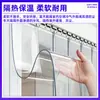 Cortina de puerta suave para aire acondicionado para uso doméstico en verano e invierno, bloquea el viento y es cálida, cortina de puerta transparente, cortina de puerta divisoria de PVC para bloquear el viento en tiendas