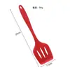 Espátula de Silicona, Utensilios de Cocina de Grado Alimenticio, Cuchara y Espátula para Cocinar, Espátula de Silicona para Sartén Antiadherente, Espátula Ranurada de Silicona, Utensilios de Cocina, Espátula