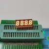 Tubo digital de reloj de 4 dígitos de 0.25 pulgadas, fila única de 6 pines, alto brillo, luz amarilla, pantalla digital de 4 dígitos 2543AY