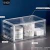 Caja de Almacenamiento para Cuidado de la Piel de Escritorio de Gran Capacidad Tipo Cajón Transparente Estante de Almacenamiento de Cosméticos Tocador Caja Organizadora Multicapa