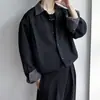 Otoño 2026 Nueva Chaqueta Camisa Reversible Casual de Lujo de Alta Calidad de Manga Larga para Hombre Estilosa