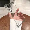 Funda Ultra Fina Adecuada para Teléfono Samsung S26Plus, Transparente Galvanizada S25Ultra Sin Marco S24 Dura PC Cobertura Total