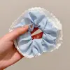 Gravata de Cabelo Elegante e Suave Estilo Coreano 2025 para Mulheres, Nova Faixa de Cabelo de Renda para Penteados de Coque, Acessório de Cabelo
