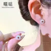 Higu E0085, todo em prata S925, estilo vintage, brincos de margarida elegantes para mulheres, perfeitos para um look de verão cool e discreto